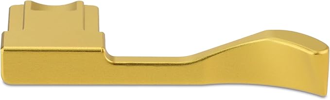 Haoge THB-XVG Metal Thumb Up Rest Hand Grip for Fujifilm X100VI Fujinon X100V Camera Accessories Gold Hot Shoe Thumb Up