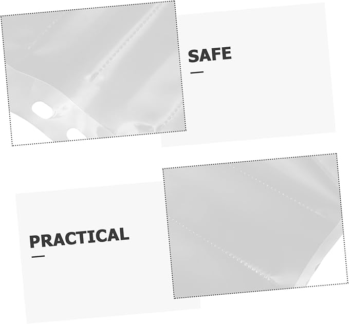 10pcs Negative Film Sleeves for Archival Protection Document Pouches for Preserving Important Photos and Film Negatives