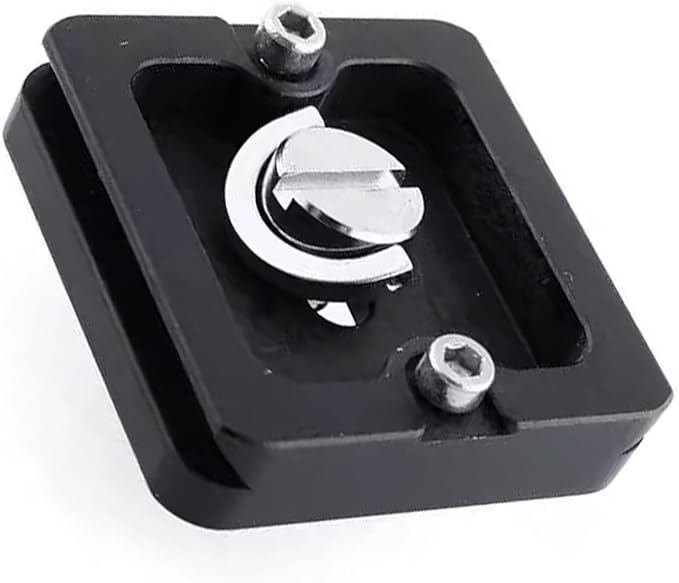 Quick Release Plate PU40 Tripod Mount with 1 / 4inch Screws D-Rings Screw for DSLR Cameras Ball Head Camera Release Plate