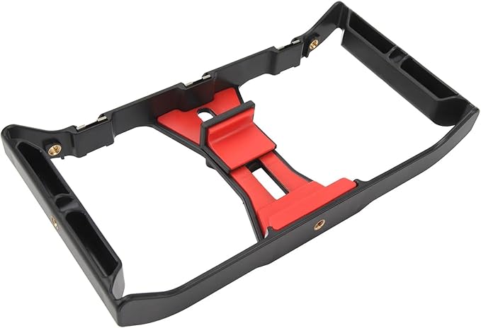 Phone Video Camera Cage Film Making Rig Hand Grip Bracket with Cold Shoe Mount 1/4in Screw for Smartphone Video Vlog Recording