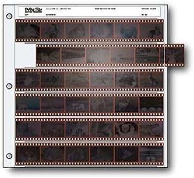 Archival 35mm Size Negative Pages Holds Six Strips of Six Frames, Pack of 50