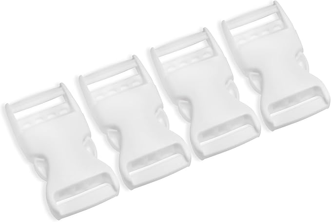 Buckles for Straps Set of 4 Pcs Plastic Buckle Clip Quick Side Release Plastic Fastener