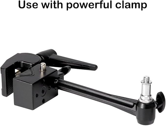 6 Inch Extension Arm with Spigot for Super Clamp - Versatile and Sturdy Photography Accessory for Enhanced Equipment Mounting(2 Pack)