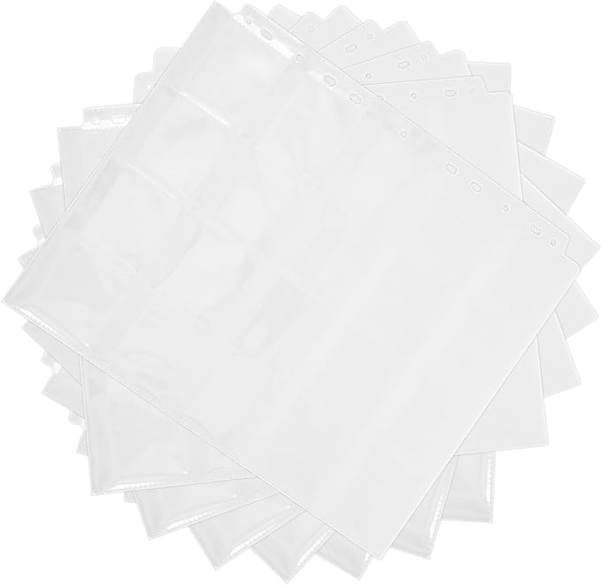 DOITOOL 30pcs Film Negative Storage Sleeves Acid Binder Pages for Film Easy-Access Negative Holder for Organizing and Preserving