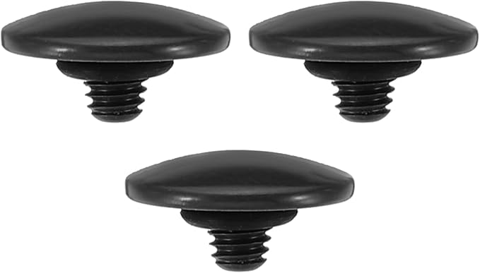 PATIKIL Camera Shutter Button, 3 Pack Soft Shutter Release Button Pure Copper Camera Button Convex Suitable for Nikon for Fujifilm for Leica DSLR/SLR Camera, Black