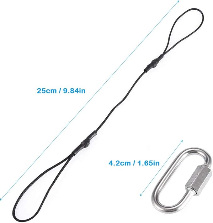 SourceTon 4 Packs Camera Tether Safety Strap, Camera Strap for DSLR Camera and Mirrorless Professional Cameras