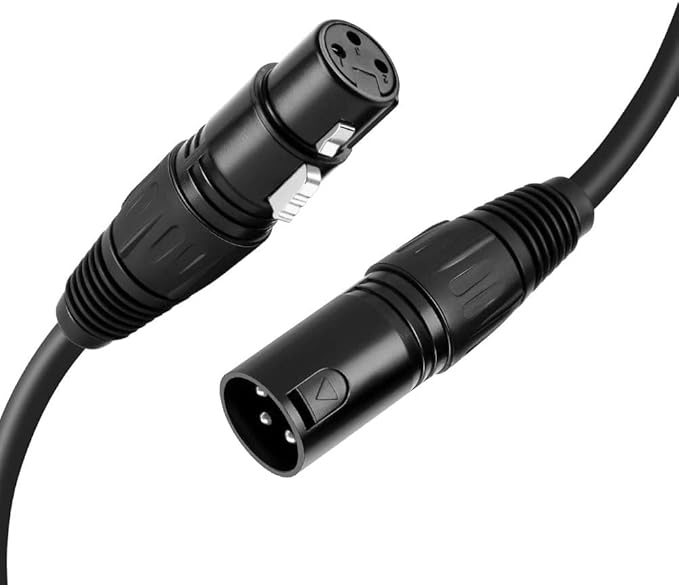 CableCreation 50FT XLR Male to XLR Female Balanced 3 PIN Microphone Cable Compatible with Shure SM Microphone, Behringer, Speaker Systems, Radio Station and More