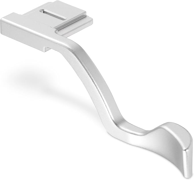 Haoge Metal Thumb Up Rest Hand Grip for Nikon Z6III Z63 Mirrorless Camera Accessories Silver THB-Z63-S Hot Shoe Thumb Up Grip