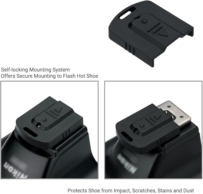 2Pack Camera and Flash Hot Shoe Cover Cap for Nikon Speedlite SB-910 SB-900 SB-700 SB-500 SB-5000 on Nikon D850 D810 D780 D750 D7500 D7200 D5600 D5300 D3500 D3400 Coolpix P1000 P950 Camera