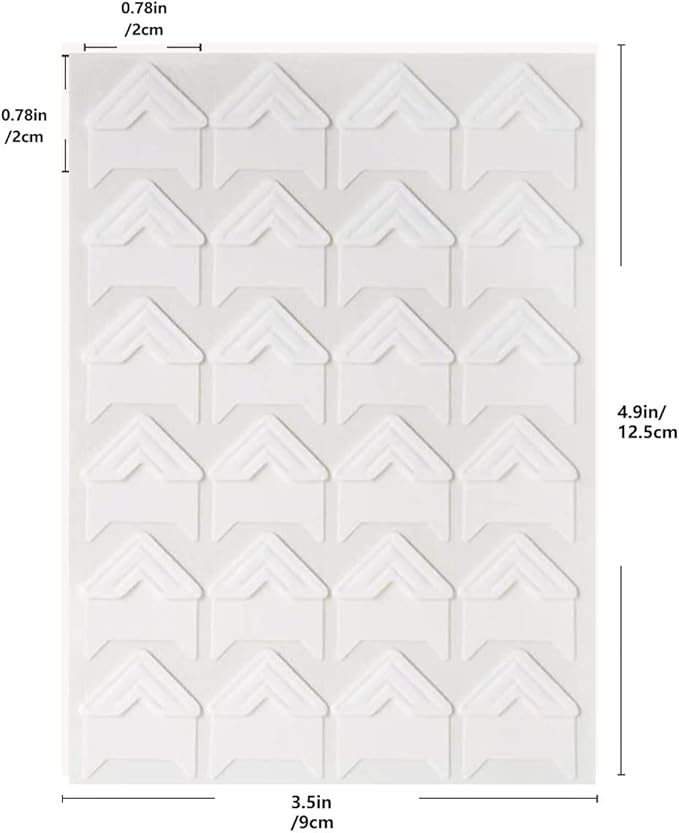 LICQIC Photo Corners Self Adhesive, 240 pcs Scrapbook Photo Corner Stickers for Photo Albums Scrapbook DIY Craft, 10 Sheets White (Shape 1)