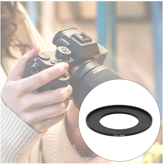 67-46/49/52/55/58/62/67/72/77/82/86/95/105mm Step Up & Step Down Rings Adapter for Camera Lens and Filters 67-105 Filter Adapter Ring 67mm Lens to 105mm Filters