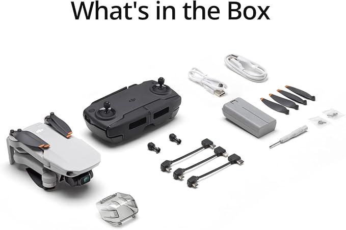 DJI Mini Neo, Drone Quadcopter with 3-Axis Gimbal, Less Than 249g, Improved Scale 5 Wind Resistance, Return to Home, for Drone Beginners, Gray