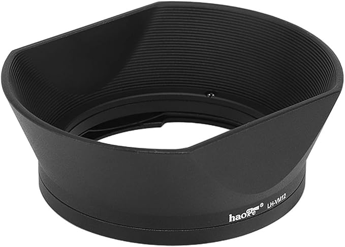 Haoge LH-VM12 Bayonet Square Metal Lens Hood for Voigtlander 35mm/f2 1:2/35 & 35mm f1.5 28MM/F2 Type I II Ultron Aspherical Vintage Line VM Lens Replace LH-12