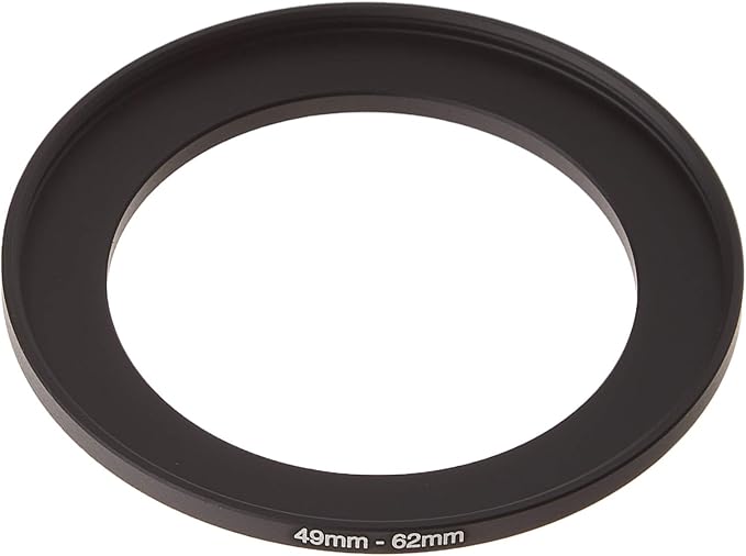 Fotga Black 49mm to 62mm 49mm-62mm Step Up Filter Ring