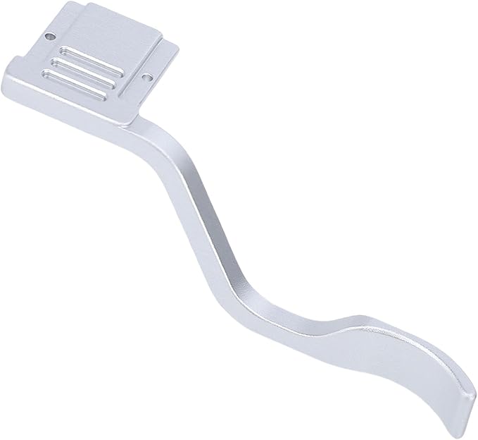 Pissente Aluminum Alloy Thumb Up Grip for ZF Camera, Hot Shoe Mounted Thumb Rest Handle for Comfort & Stability (Silver)