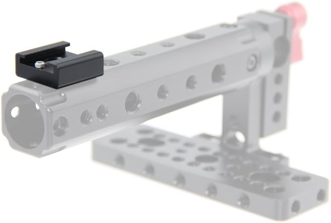 CAMVATE Cold Shoe Mount with 1/4''-20 Hole for Camera Flash Microphone Accessories - 0966