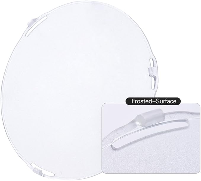 Andoer Photo Studio Portable 18.5cm Frosted-Surface Diffuser Plate for Bowens Mount 7" Standard Reflector Lamp Shade