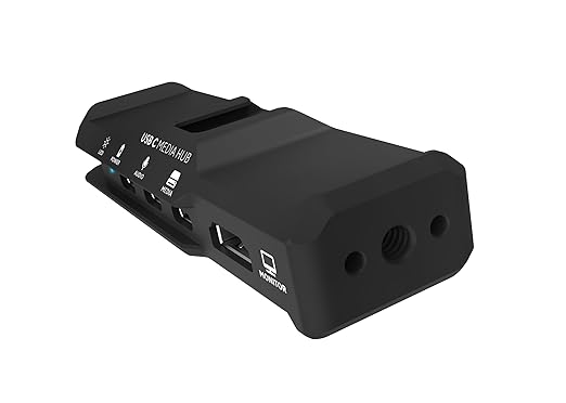 KONDOR BLUE | USB-C Media Hub Compatible with iPhone 15/16 | Mobile Video Rig, Full Sized HDMI for Video Monitoring & Workflow