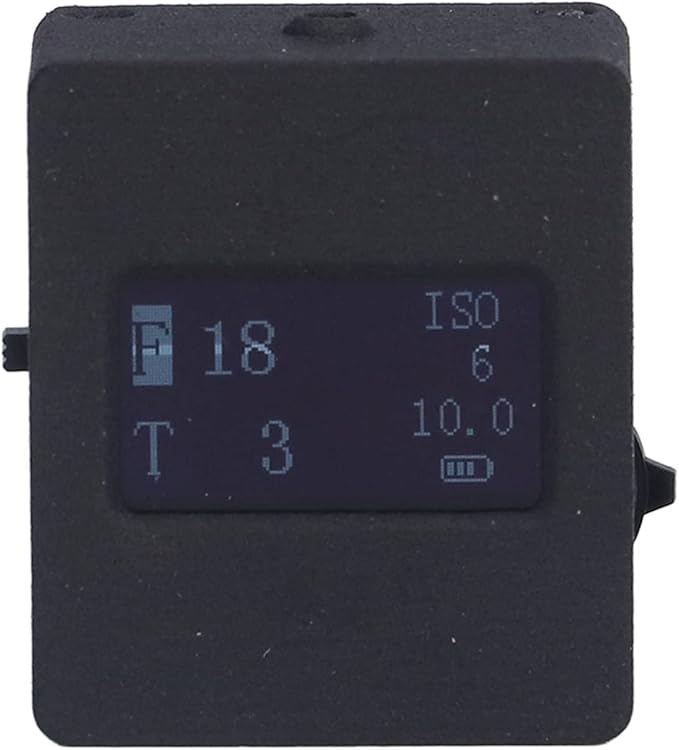 Professional Light Meter Camera Photometer Reflection Light Meter with USB Cable Cold Hot Shoe Fixing for Photography Equipment ABS Shell 0.96in OLED Display