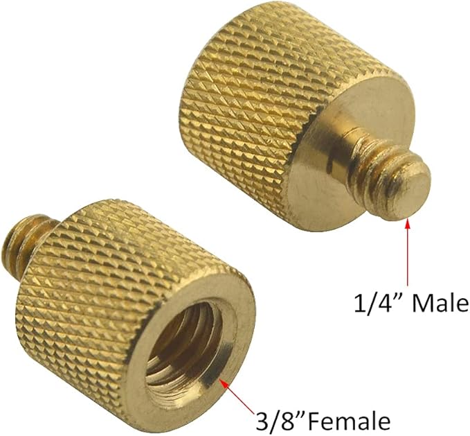 Camera Mount Screw Adapter 22Pack 1/4 Inch and 3/8 Inch Camera Screws Tripod Threaded Screws Adapter Camera Screw Mount Set for Camera Tripod Mono-pod Flash Light