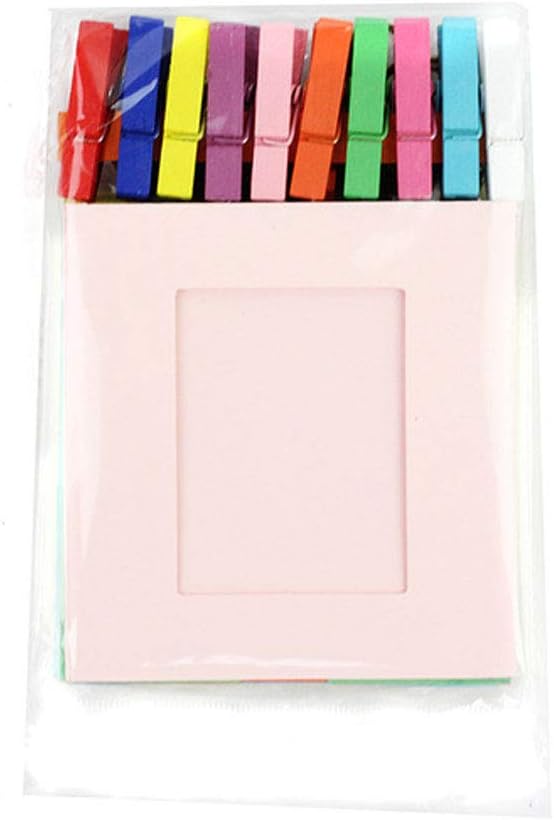 Fujifilm instax Square Instant Film 2X (40 Exposures) + Hanging Photo Frames for Square Film Assorted Colors – Deluxe Accessory Bundle