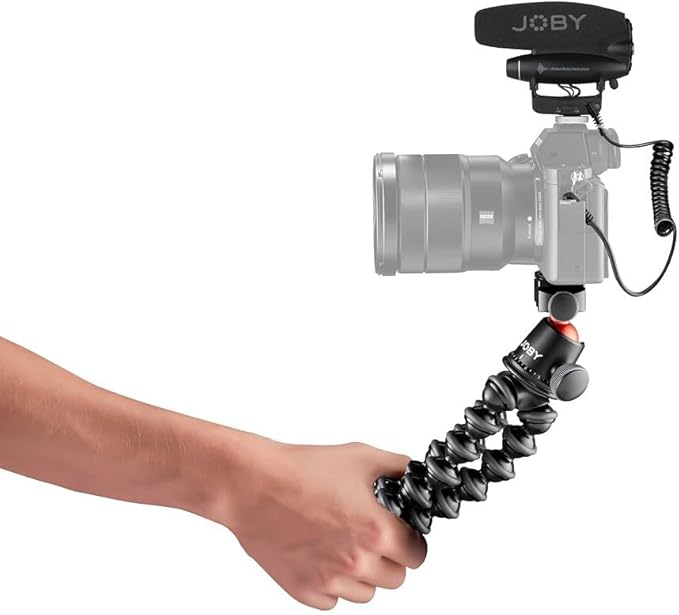 JOBY GorillaPod PRO Vlog Kit, Ultimate Camera Kit, GorillaPod 3K PRO, Wavo PRO, Shotgun Supercardioid Microphone, Rycote Lyre, Flexible Tripod, Run&Gun, YouTube, Filmmaking, DSLRs, Mirrorless, CSC