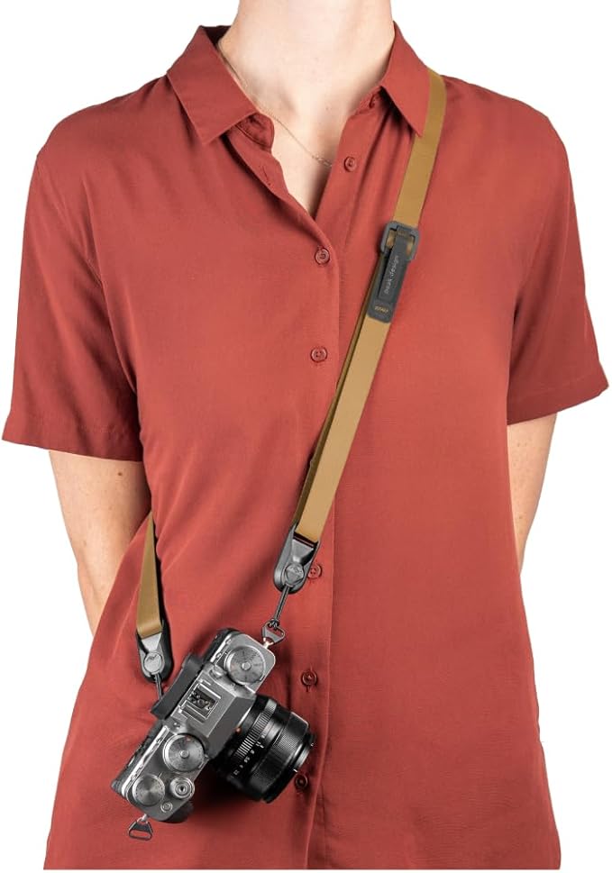 Peak Design Leash Camera Strap - Configurable as a Sling, Neck, Shoulder Strap or Safety Tether, Adjustable, Compact