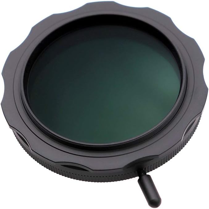 JONGSUN 58mm Variable ND Filter, S-Pro MRC 16 Layers Nano Coatings, More Than 10 Stop ND2-ND1000 Stepless Adjustment Graduated, Lens Cloth Kit,Camera Neutral Density Filter