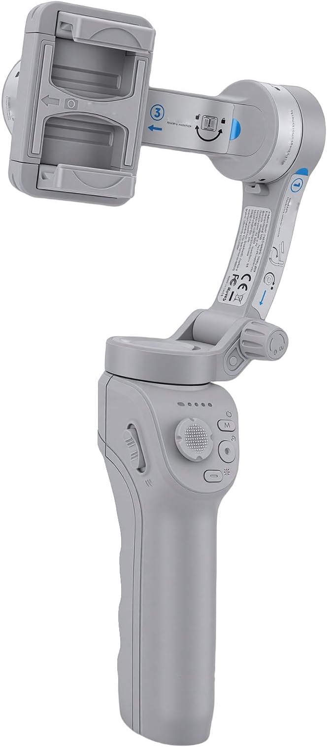 Dpofirs 3 Axis Phone Gimbal Stabilizer, Foldable Portable Handheld Stabilizer with AI Face Object Tracking for Video Recording, Bluetooth Selfie Stick