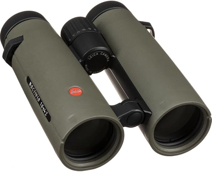 Leica 10x42 Noctivid Binoculars (Olive Green) (40387) + Backpack + Full Size Monopod + Cleaning Set + 2 x Cap Keeper + Neck Strap