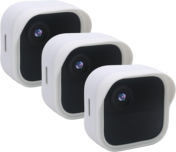 Silicone Case Cover for Blink Outdoor 4/Blink Outdoor 2K+, Weatherproof Silicone Cover Skin Provides Full Camera Protection, for All-New Blink Outdoor 4/Blink Outdoor 2K+ Home Security Camera (White)