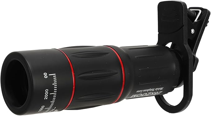 28x Telephoto Smartphone Lens, 3in 1 Lens (Telephoto Lens, Macro & Wide Angle Fisheye Lens) Phone Photography Kit Flexible Phone Tripod, for Smartphones