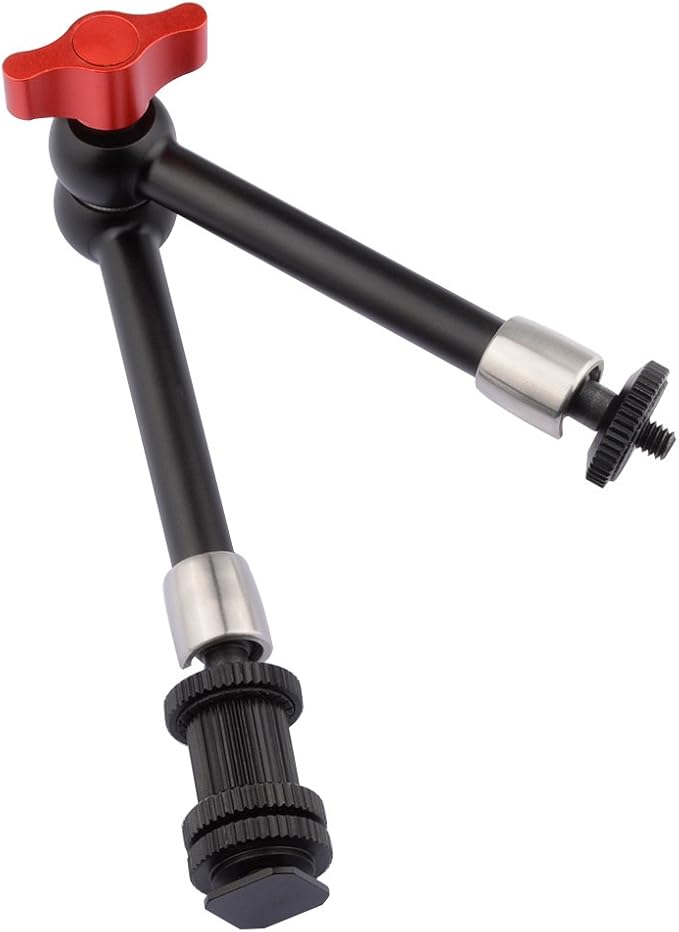 CAMVATE 11 inch Adjustable Articulating Friction Magic Arm Compatible with LCD Monitor, DSLR Camera Rig, LED Lights, Flash Light - 1477