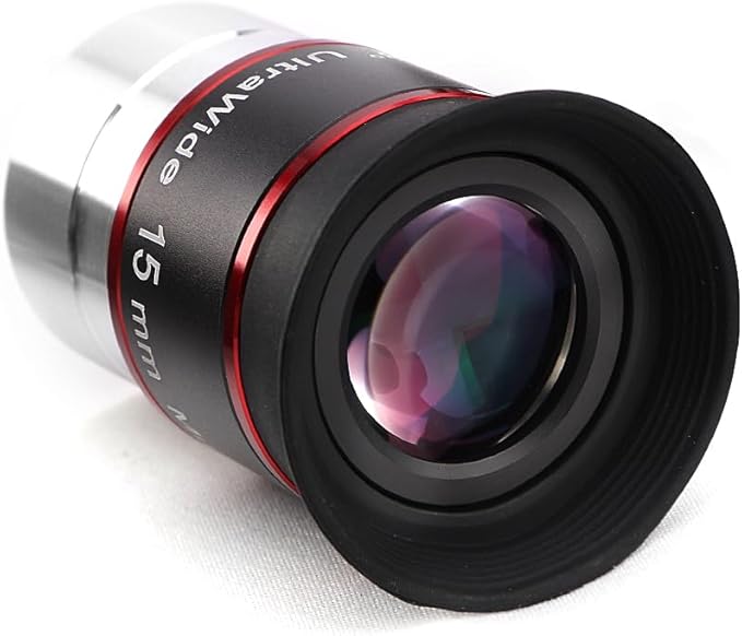 Starboosa 15mm 68° Ultra Wide-Angle Telescope Eyepiece with Polarizing Filter – Upgraded 1.25" HD Eyepiece & Glare-Reducing Filter Set – Fully Multi-Coated Optics for Crisp Lunar & Planetary Viewing