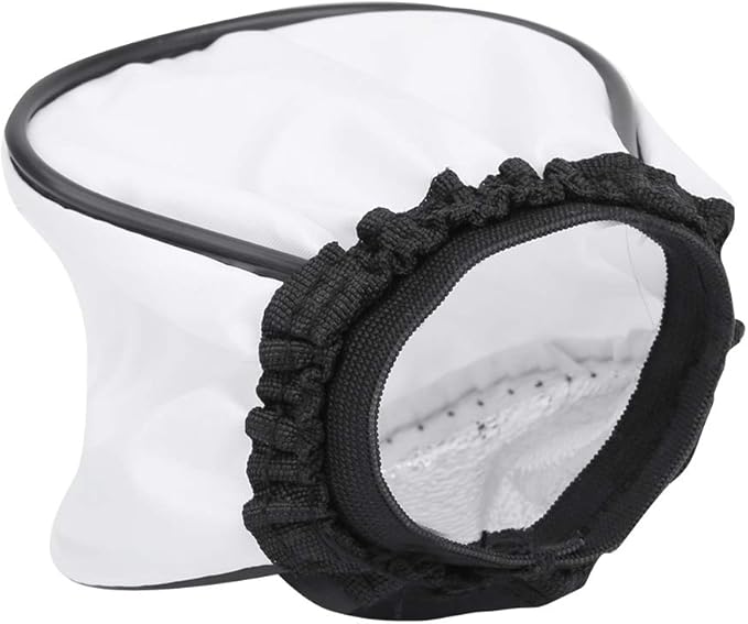 ZDETGU Universal Camera Softbox, Portable Lightweight Flash Diffuser with Reflective Interior for Most External Digital Camera Flash Lights
