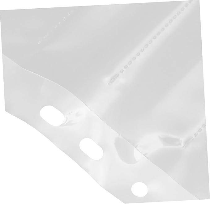10pcs Negative Film Sleeves Document Pouches for Photo Storage Heavy Duty Protectors for Archival Negatives Fits Binders Organize Ease
