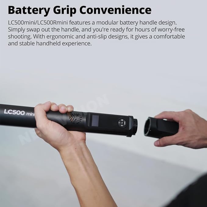 Godox LC500 LC500R Mini Bi-Color LED Light Stick – Compact, Portable, and Creative Lighting for Photo & Video Enthusiasts (LC500 Mini Bi-Color (Black, 18''))