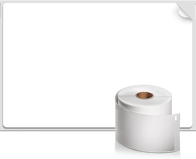 Dymo S0947420 LabelWriter 4XL High Capacity Large Shipping Labels, 102 x 59 mm, 2 Rolls of 575 - Black Print on White