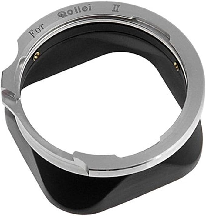 Fotodiox Pro Replacement Metal Lens Hood Compatible with Rollei Bay II (B2) f3.5 TLR Camera - Fits Twin Lens Bay II Mount, Carl Zeiss JENA Tessar 3.5 Lens