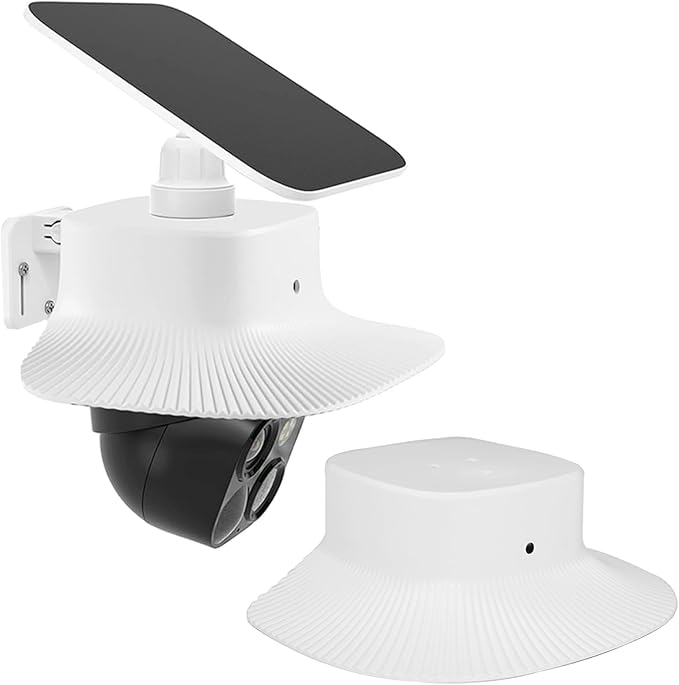 Camera Rain Cover is Only Compatible with Eufy Security SoloCam S340,Sun Shade Rain Shield Outdoor Camera Cover,Protective Cover for Security Cameras,Easy to Install
