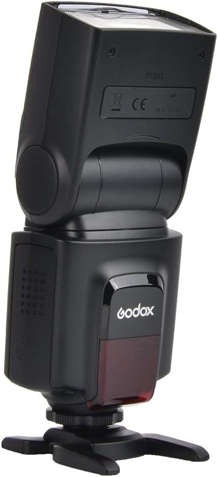 Godox Wireless 433MHz GN38 Camera Flash Speedlite with Built-in Receiver with RT Transmitter Compatible for Canon Nikon Sony Olympus Pentax Fuji DSLR Cameras with Diffuser + Filters