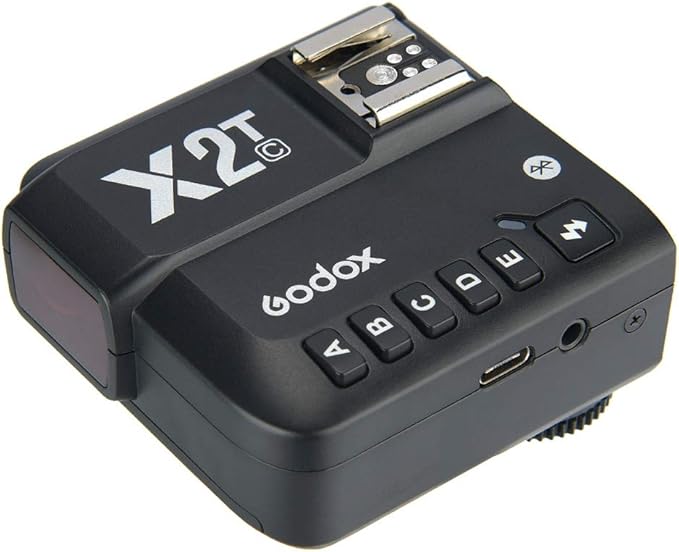 Godox X2T X2T-C Flash Trigger for Canon, with 2.4G E-TTL II HSS 1/8000s Group Function LCD Control Panel Firmware Update, GODOX X2 X2TC X2T C Wireless Flash Trigger Transmitter for Canon Camera