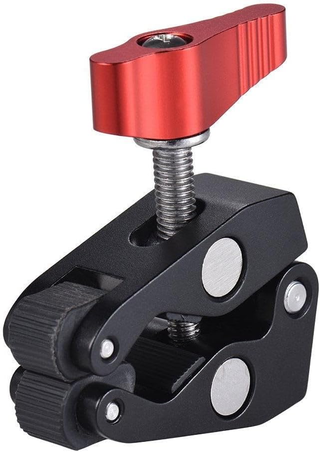 Professional Super Clamp Camera Mount 360 Degree Ballhead Magics Arm for DSLR LED Lights Monitors Camera Clamp Mount