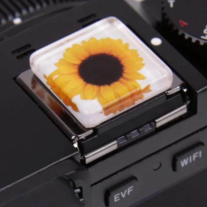Foto&Tech Camera Hot Shoe Cover Compatible with Nikon Z5 Z6 Z6 II Z7 7 II Z9 Cameras (Sunflower)