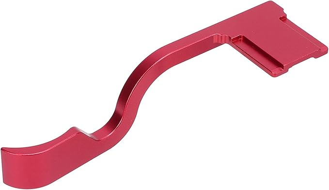 Thumb Up Grip for ZFC ZF, Aluminum Alloy Handle Grip Hand Thumb Rest, Hot Shoe Thumb Support for Comfortable & Secure Hold - Snap on (Red)