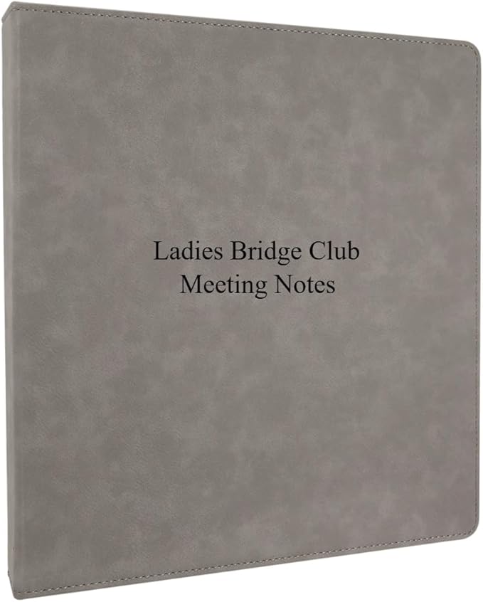 Custom Binder Personalized with Business or Name (Grey with Black)