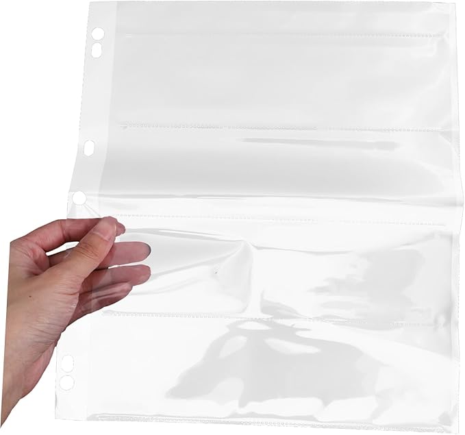 TEHAUX 10Pcs Negative Sleeves for Film and Dustproof Protective Bags Archival Storage for Film Negatives and Documents