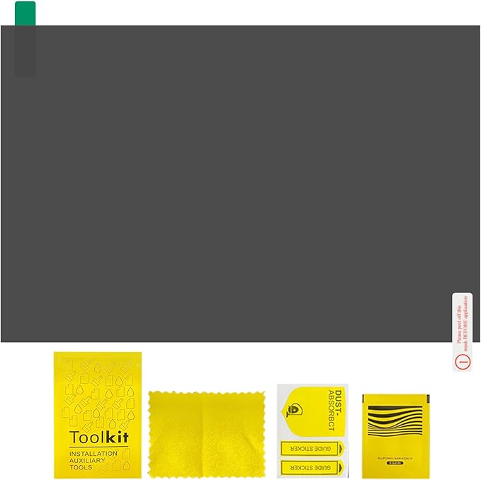 Polarized Film Sheets, Adhesive Polarizer,1 Piece Pack LCD Polarizing Film, with Cleaning Kit, Size 7.9 X 11.9 in, Suitable for LCD Screen Repair and Physics Education