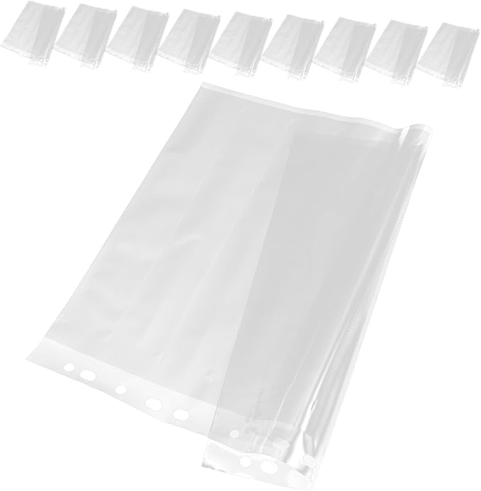 10pcs Negative Sleeves for Film Storage Heavy Duty Document Pouches Photo Protectors for Organizing Negatives and Preserving Memories