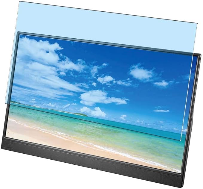 Anti Blue Light Tempered Glass Screen Protector Film, compatible with IODATA IO DATA LCD-CF161XDB-M 15.6" （Active Area Cover Only） Protective Protectors Guard